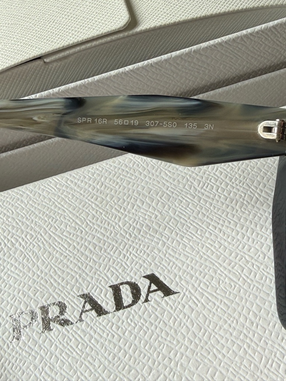 Prada Women's Black Oversized Geometric Hexagon Sunglasses - Picture 2 of 5